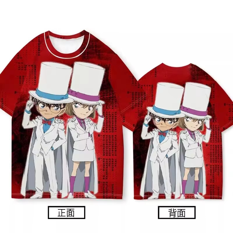 Summer 2026 Kids Clothing - 2026 New Summer Detective Conan T-Shirt,