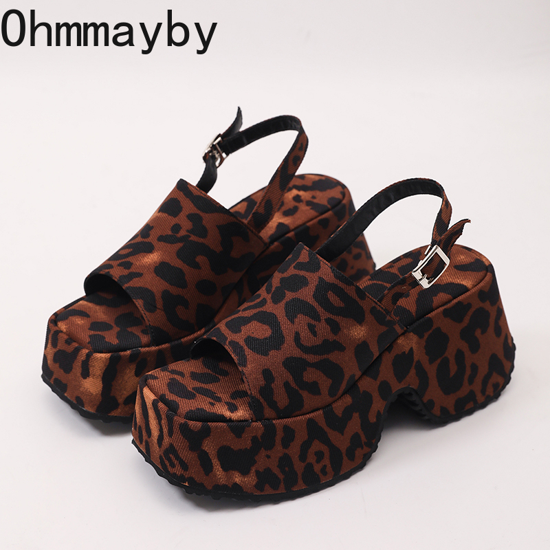 Summer Clothing For Petite Women - 2026 New Summer Women Leopard Platform