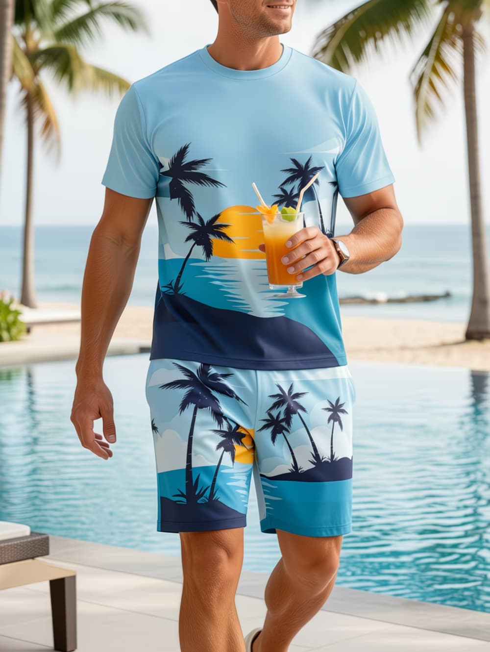 Summer Outdoor Clothing - 2026 Men's 2 Piece Set Hawaiian