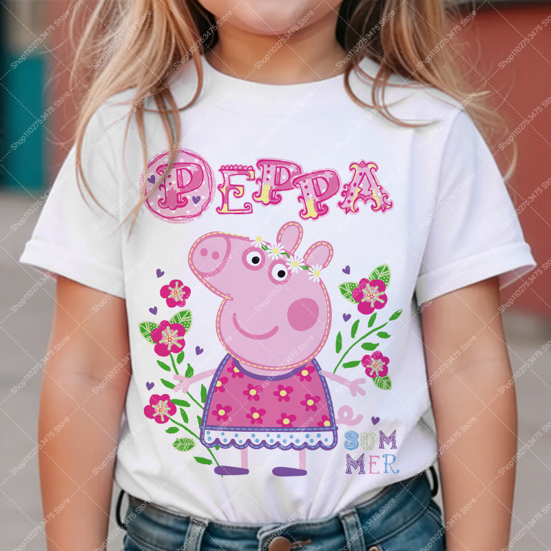 Summer 2026 Kids Clothing - Kids Girl Cute Cotton T-shirt Summer