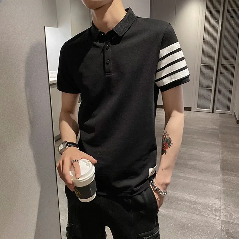 Top Graphic Polo Shirts Stripe - Summer Clothing Cheap avis et prix