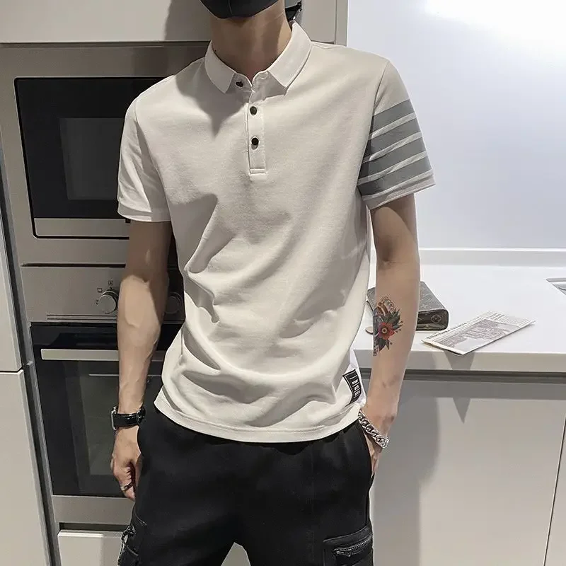 Top Graphic Polo Shirts Stripe - Summer Clothing Cheap avis et prix