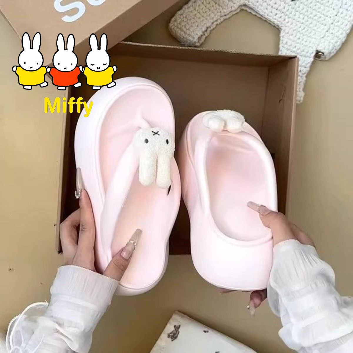Kawaii Miffy EVA Flip-flops Cu - Summer Away Clothing avis et prix
