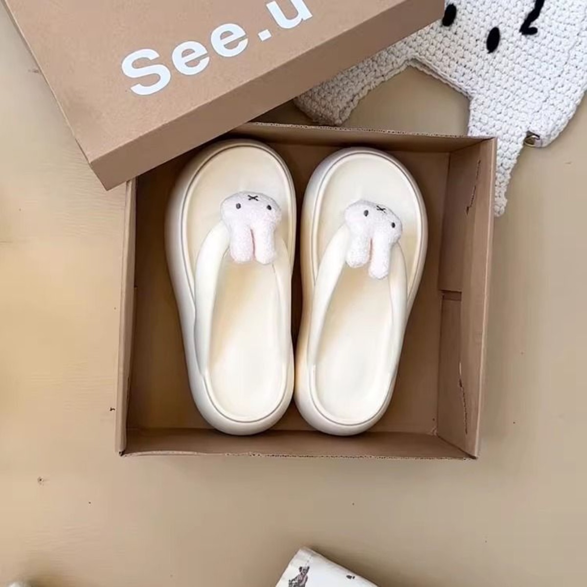Kawaii Miffy EVA Flip-flops Cu - Summer Away Clothing avis et prix