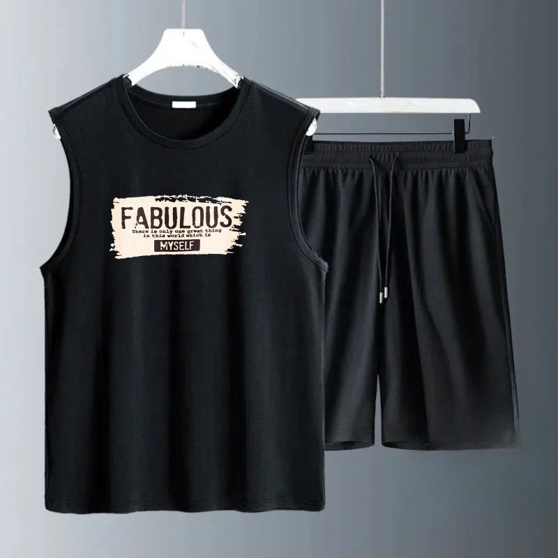 Men's Tank Top Sets 2026 Summe - Summer Clothing Beach avis et prix
