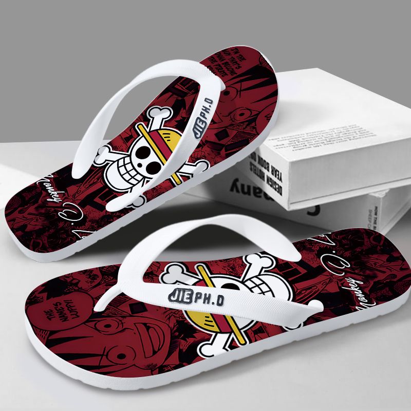 New One Piece anime flip-flops - Summer Clothing Wholesale avis et prix