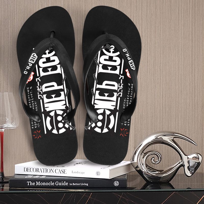 New One Piece anime flip-flops - Summer Clothing Wholesale avis et prix