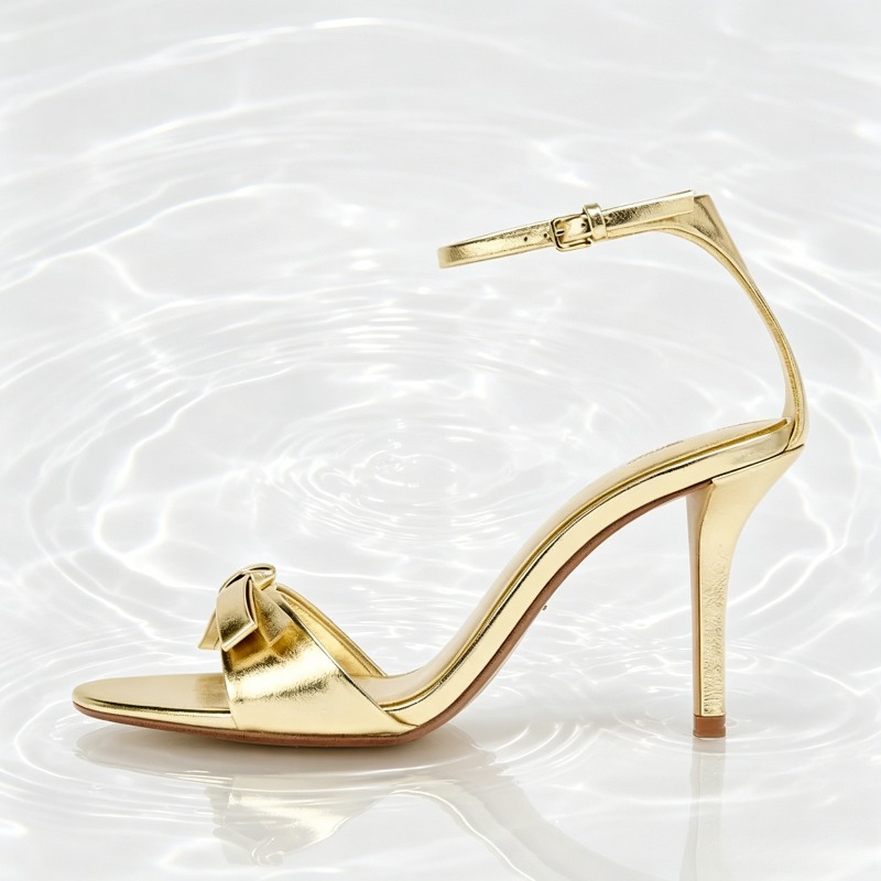 Elegant Golden Bow Brand High  - Summer Clothing For Petite Women avis et prix