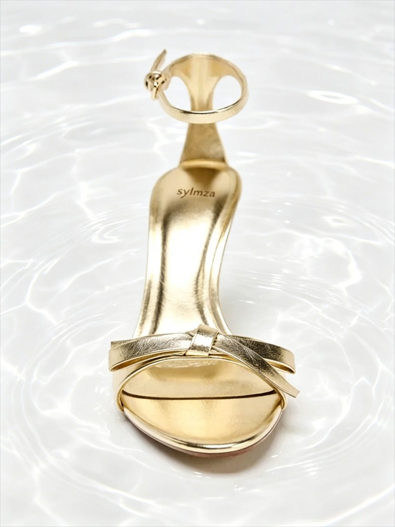Elegant Golden Bow Brand High  - Summer Clothing For Petite Women avis et prix