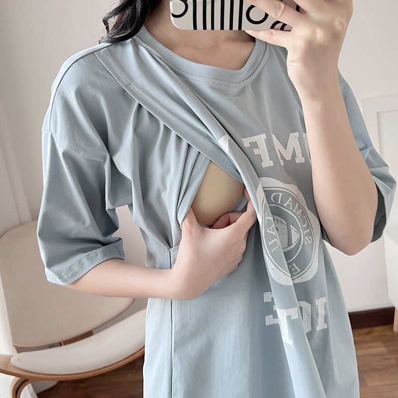 Nursing Dress Pregnant Breastf - Summer Clothing For Women avis et prix