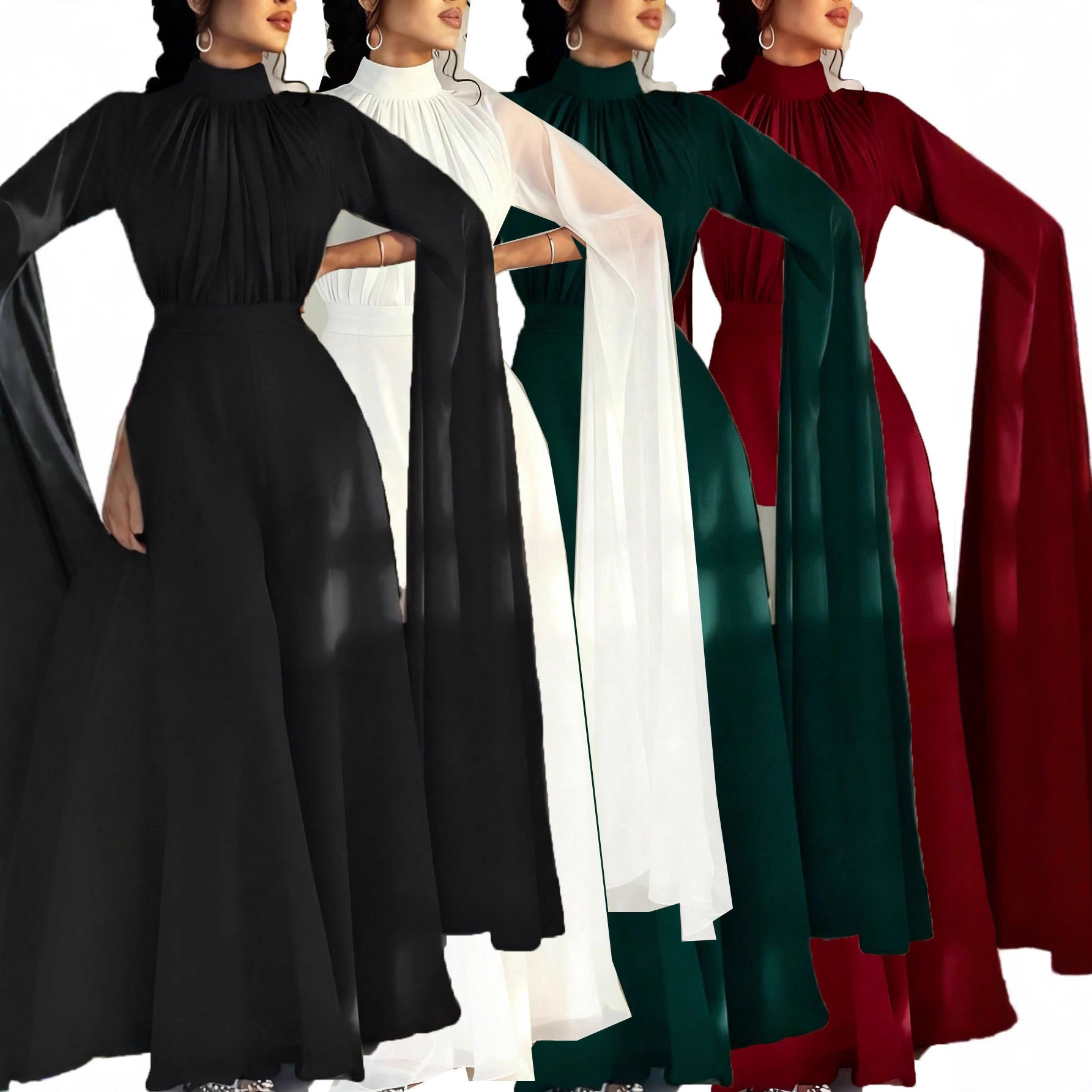 2026 Summer New High Neck Long - Summer Clothing Colors avis et prix