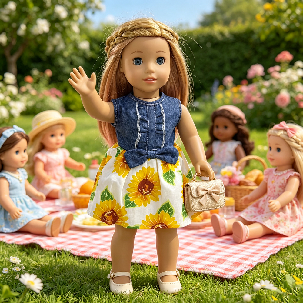 18 Inch Doll Girl Gentle and S - Summer Away Clothing avis et prix