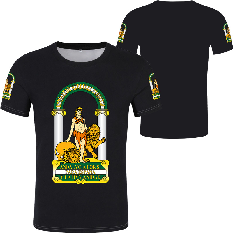 Andalusia Spain Flag Graphic T - Summer Clothing In Spanish avis et prix