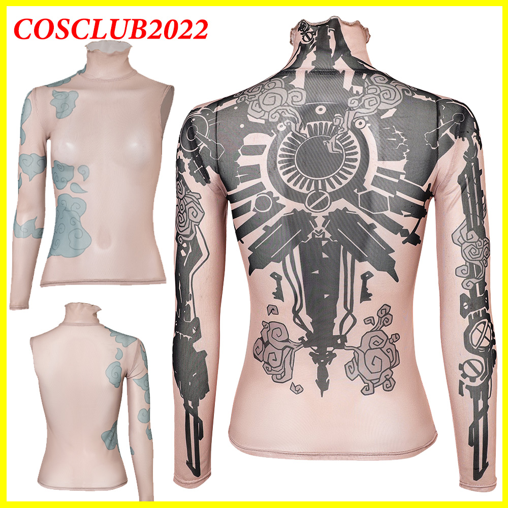 Women Arcane Jinx Cosplay Shir - Summer Alt Clothing avis et prix
