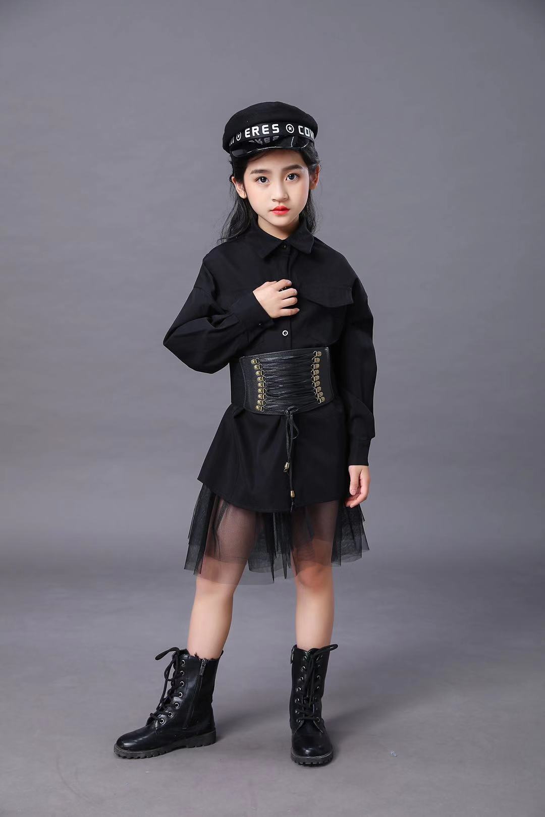 Children's Black Suit Girls Mo - Summer Clothing For Girls avis et prix