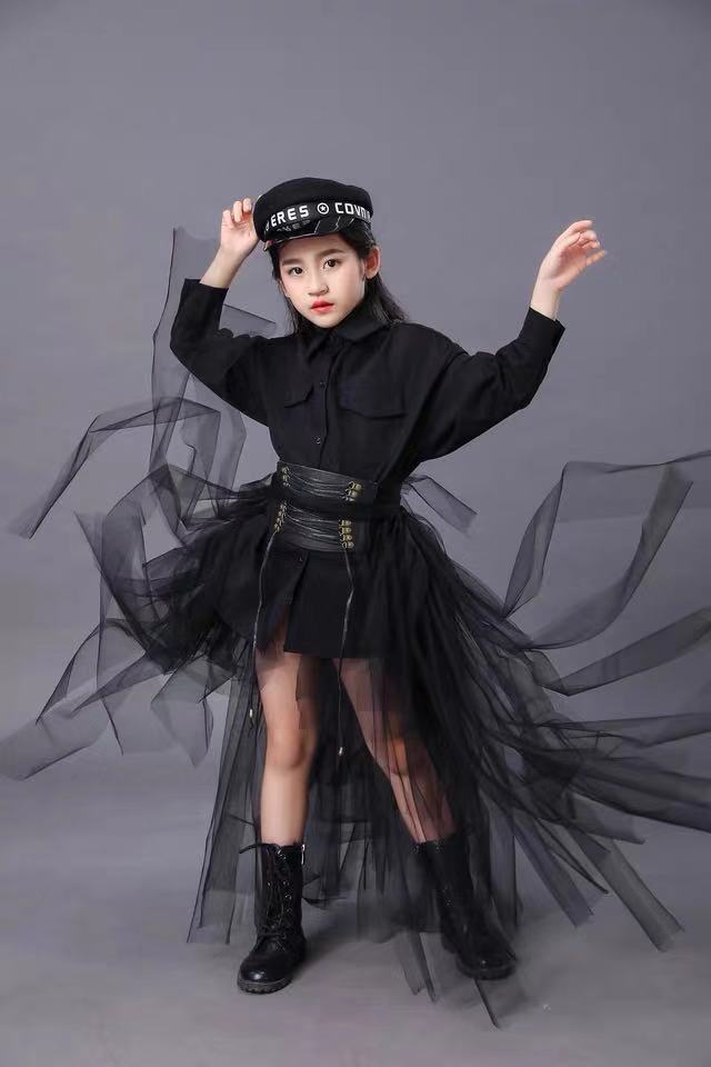 Children's Black Suit Girls Mo - Summer Clothing For Girls avis et prix