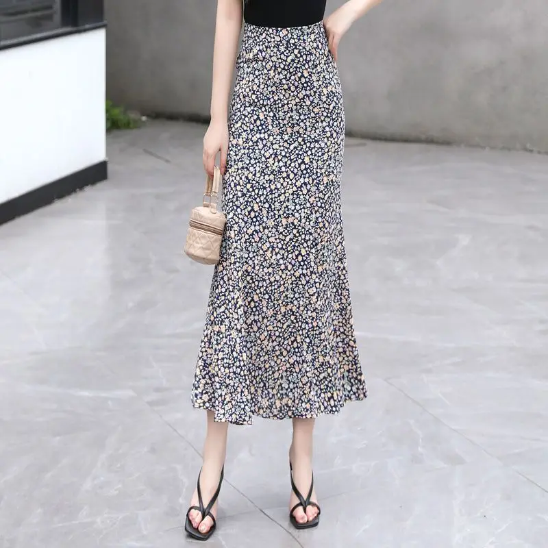 Female Skirts Maxi Black High  - Summer Clothing Cheap avis et prix