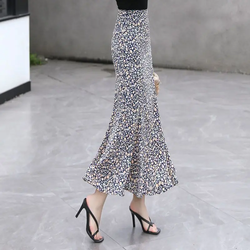 Female Skirts Maxi Black High  - Summer Clothing Cheap avis et prix