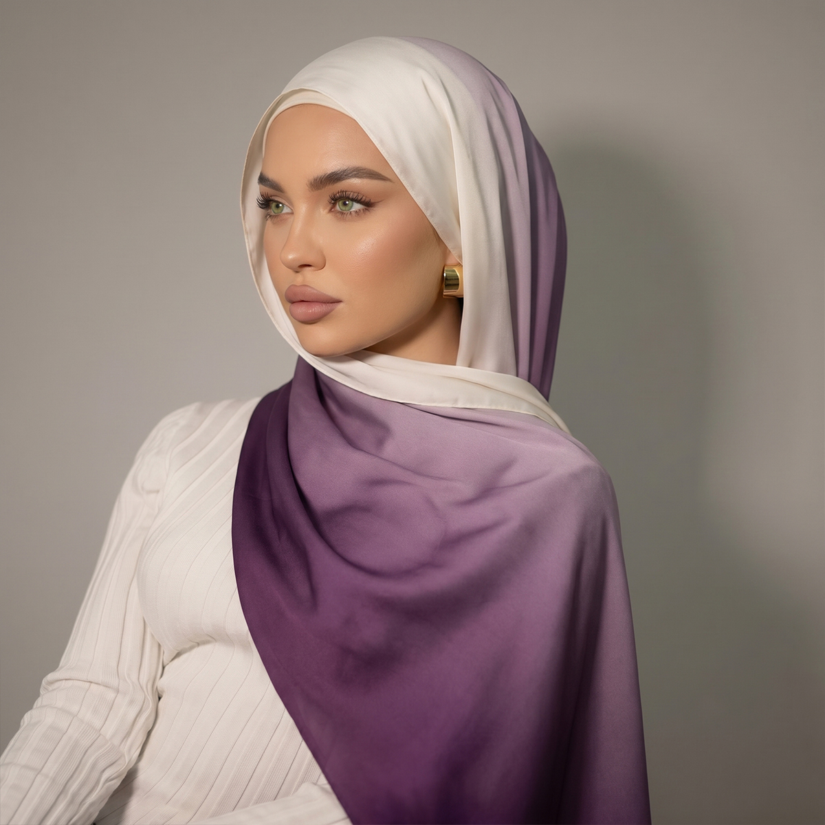 New Viscose Gradient Hijab Wom - Summer Clothing Hijab avis et prix