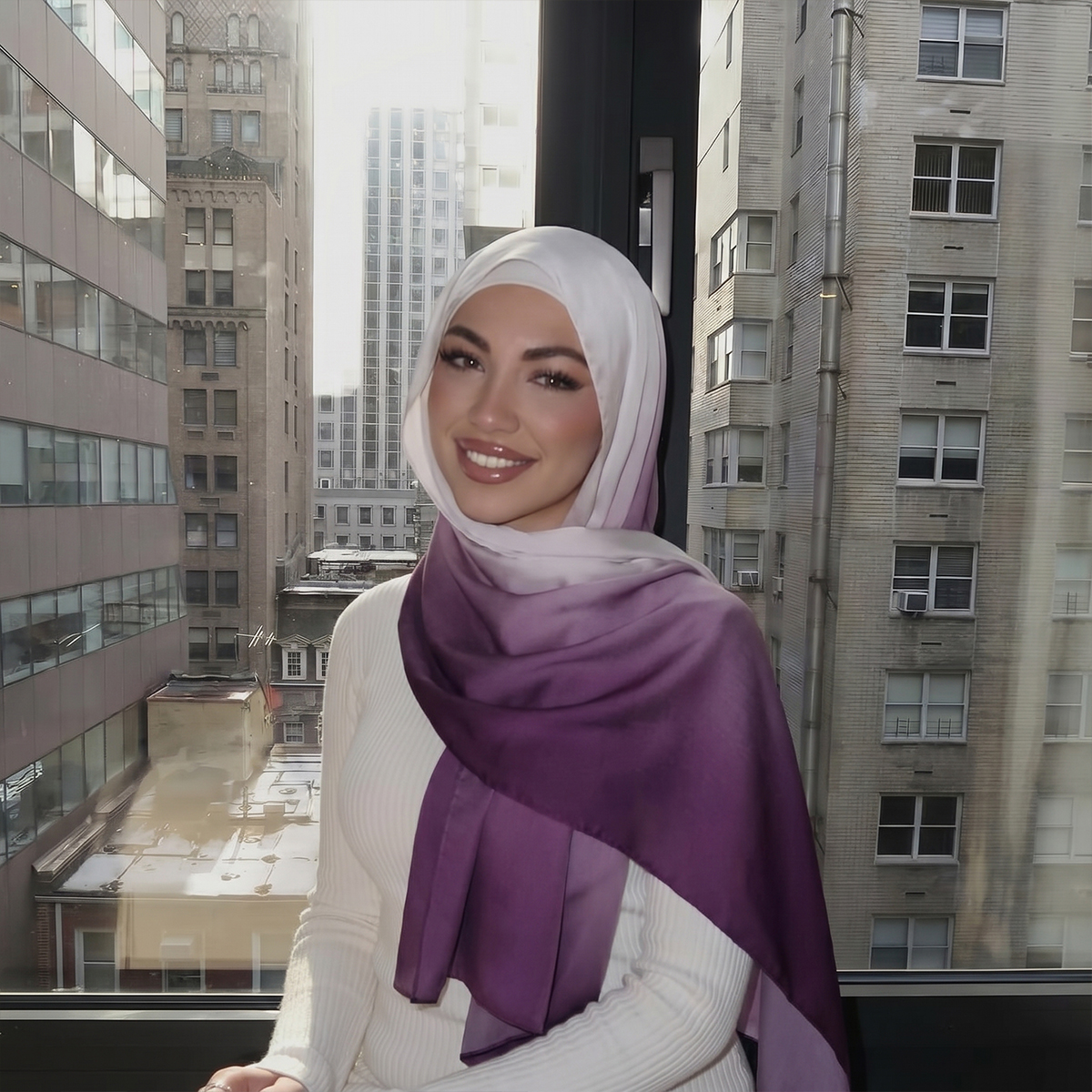 New Viscose Gradient Hijab Wom - Summer Clothing Hijab avis et prix