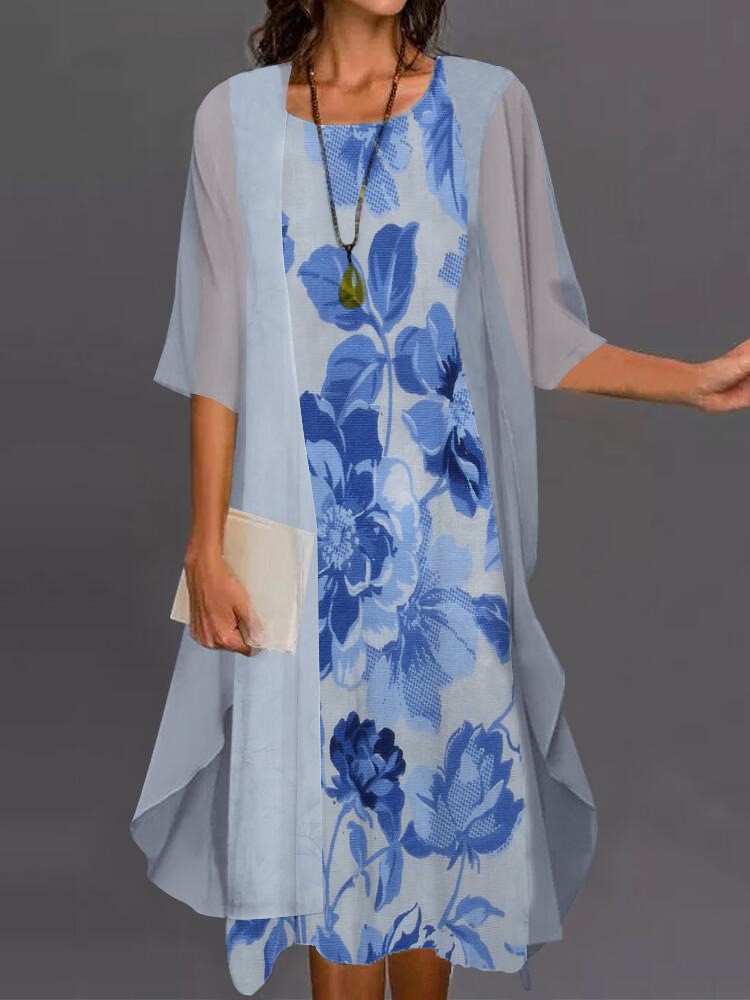 Summer Elegant Dress Two-piece - Summer Alt Clothing avis et prix