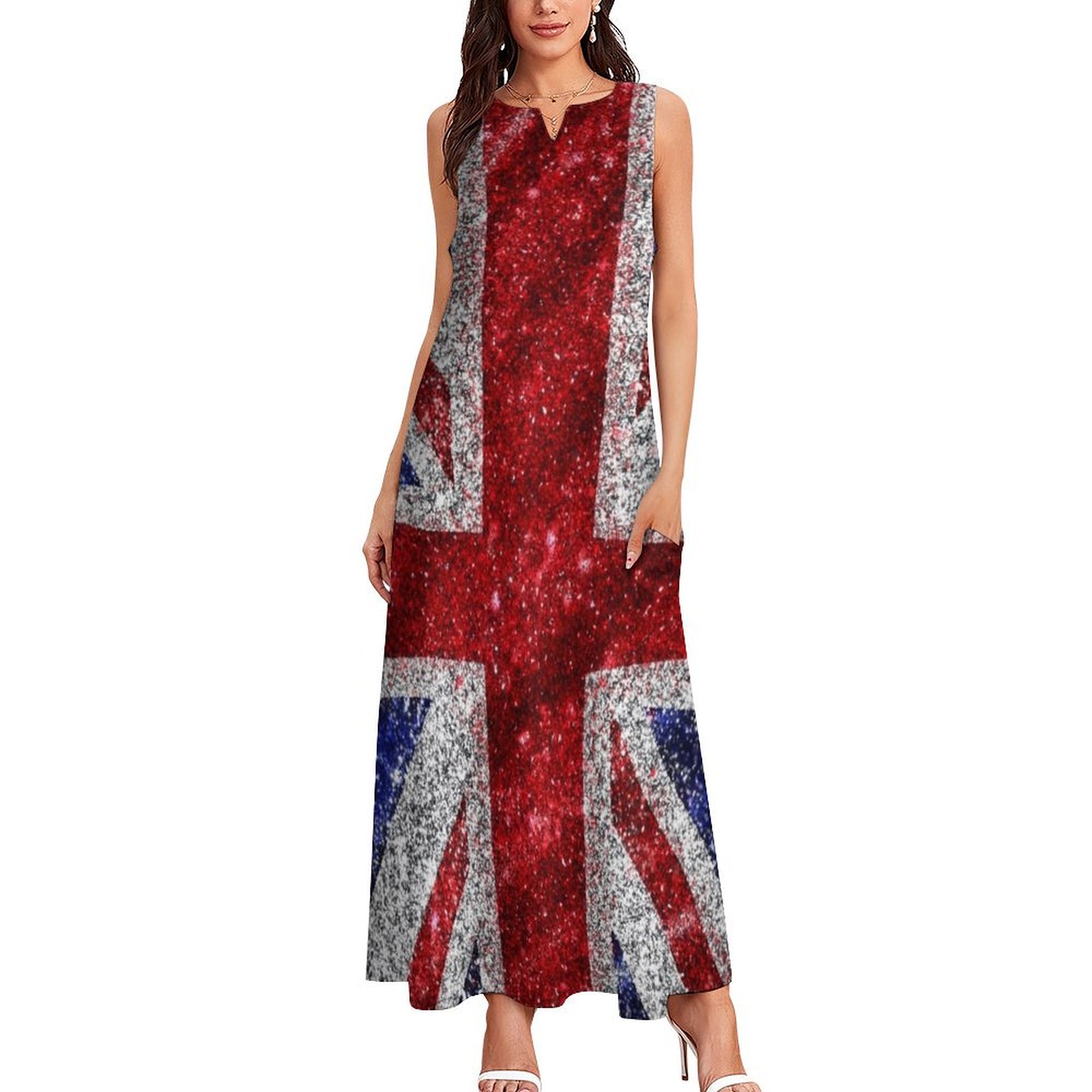 Faux Glitter Union Jack Flag U - Summer Clothing Women Uk avis et prix