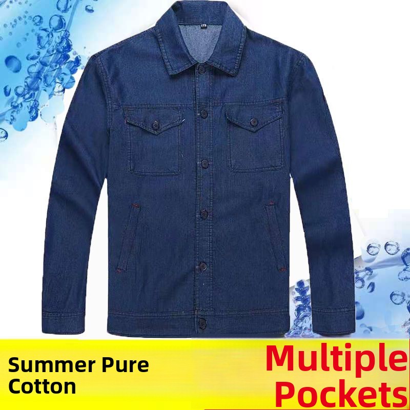 Lightweight Summer Denim Workw - Summer Clothing Long Sleeve avis et prix