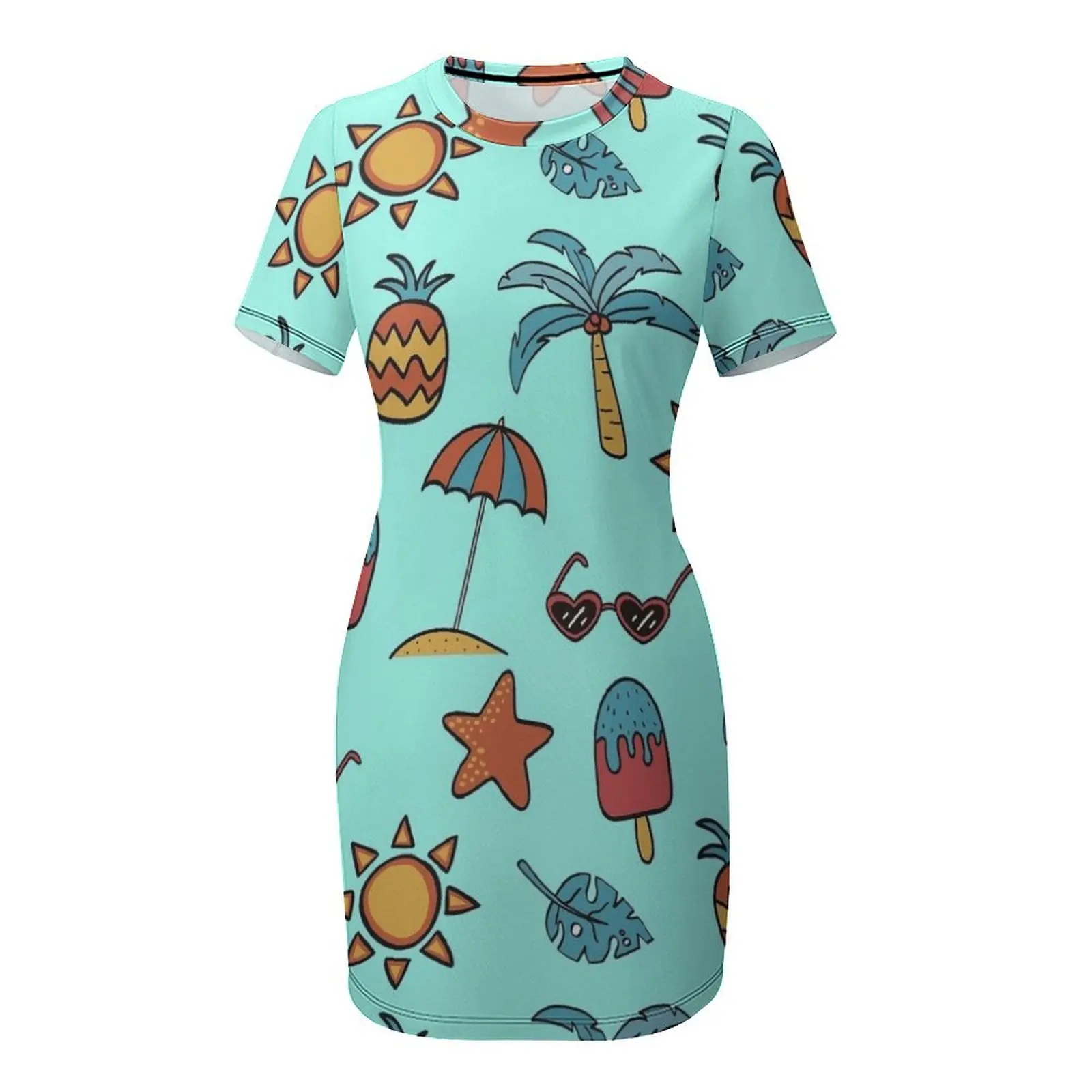 Summer vibes Short-Sleeved Dre - Summer Clothing Vibes avis et prix