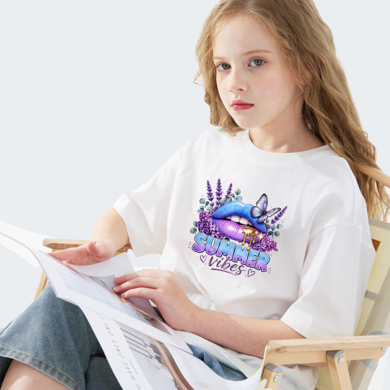 2PCS Colorful Lips Flowers But - Summer Clothing Vibes avis et prix