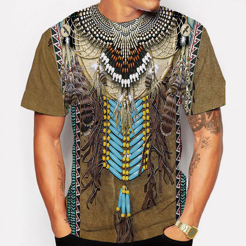 Indian T-Shirts Ethnic Style 3 - Indian Summer Vintage Clothing avis et prix