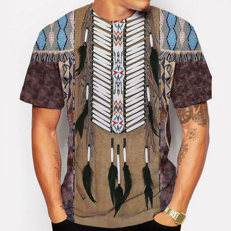 Indian T-Shirts Ethnic Style 3 - Indian Summer Vintage Clothing avis et prix