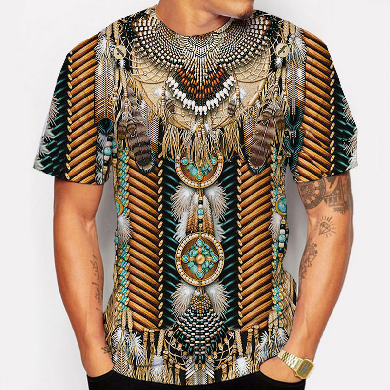 Indian T-Shirts Ethnic Style 3 - Indian Summer Vintage Clothing avis et prix