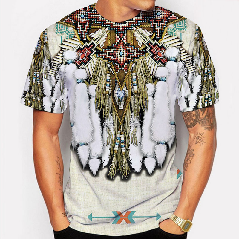 Indian T-Shirts Ethnic Style 3 - Indian Summer Vintage Clothing avis et prix