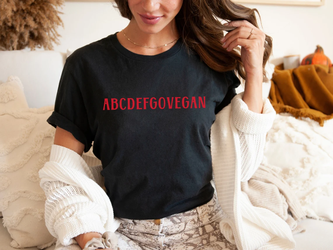 Skuggnas Go Vegan Funny Graphi - Summer Clothing Vibes avis et prix