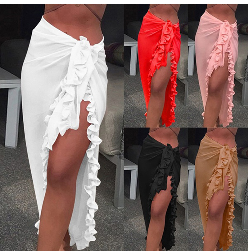 5 Colors Ruffle Sarong for Wom - Summer Clothing Colors avis et prix