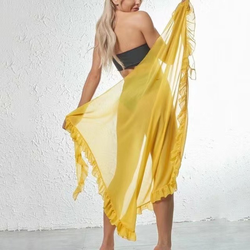 5 Colors Ruffle Sarong for Wom - Summer Clothing Colors avis et prix