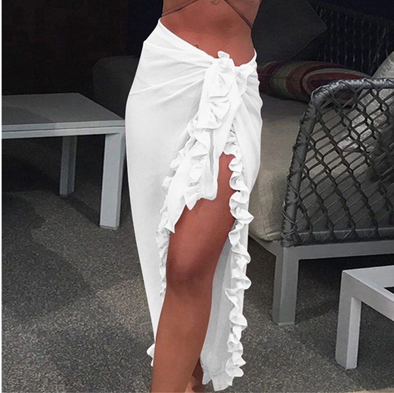 5 Colors Ruffle Sarong for Wom - Summer Clothing Colors avis et prix