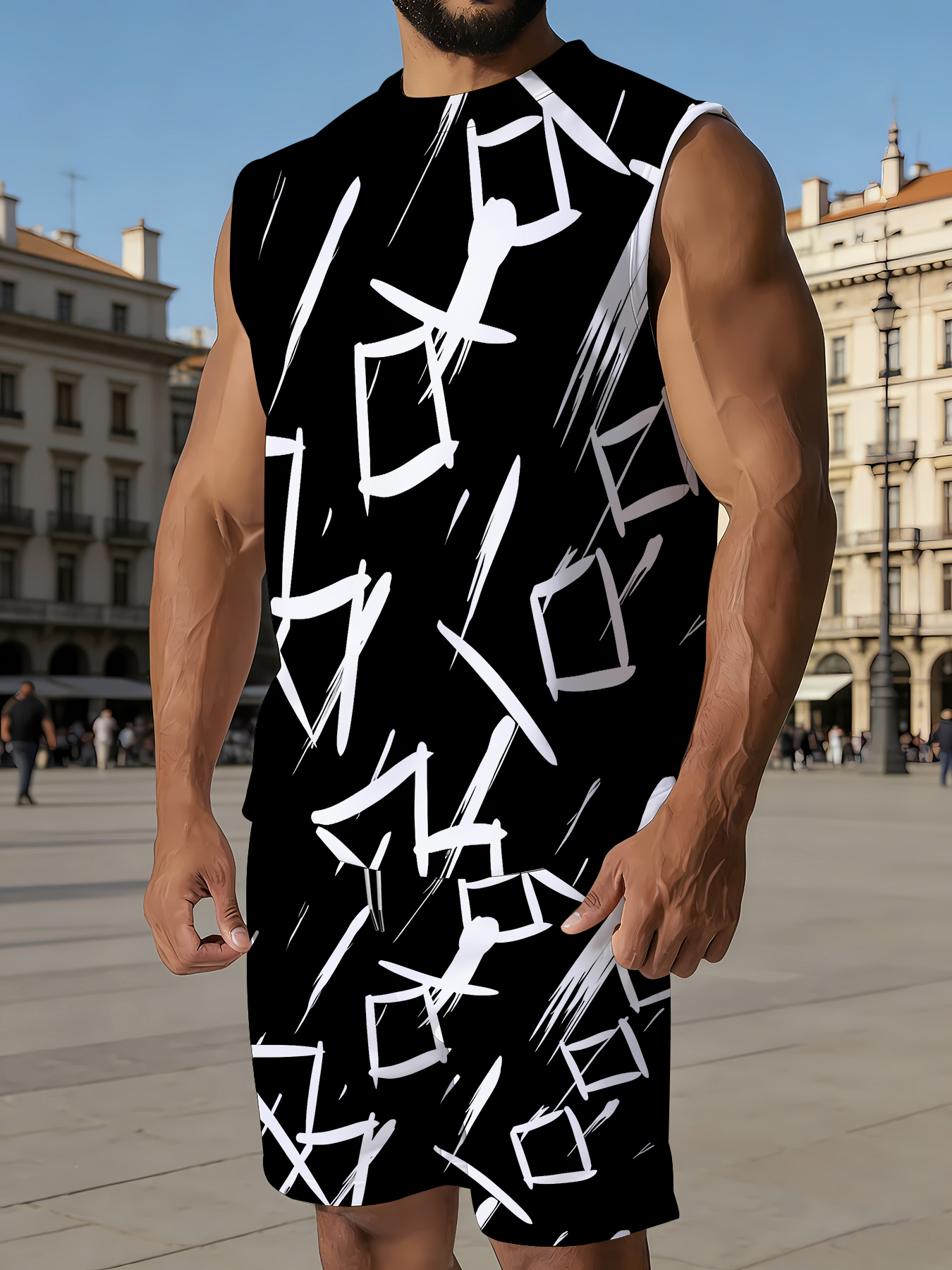 Men's Compression Tank Top and - Summer Outdoor Clothing avis et prix