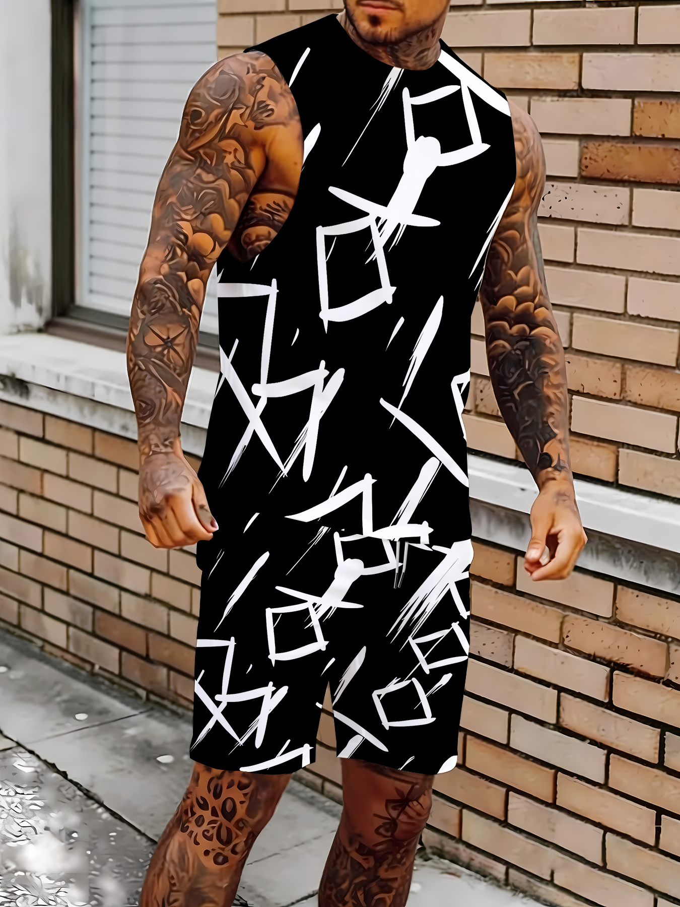 Men's Compression Tank Top and - Summer Outdoor Clothing avis et prix