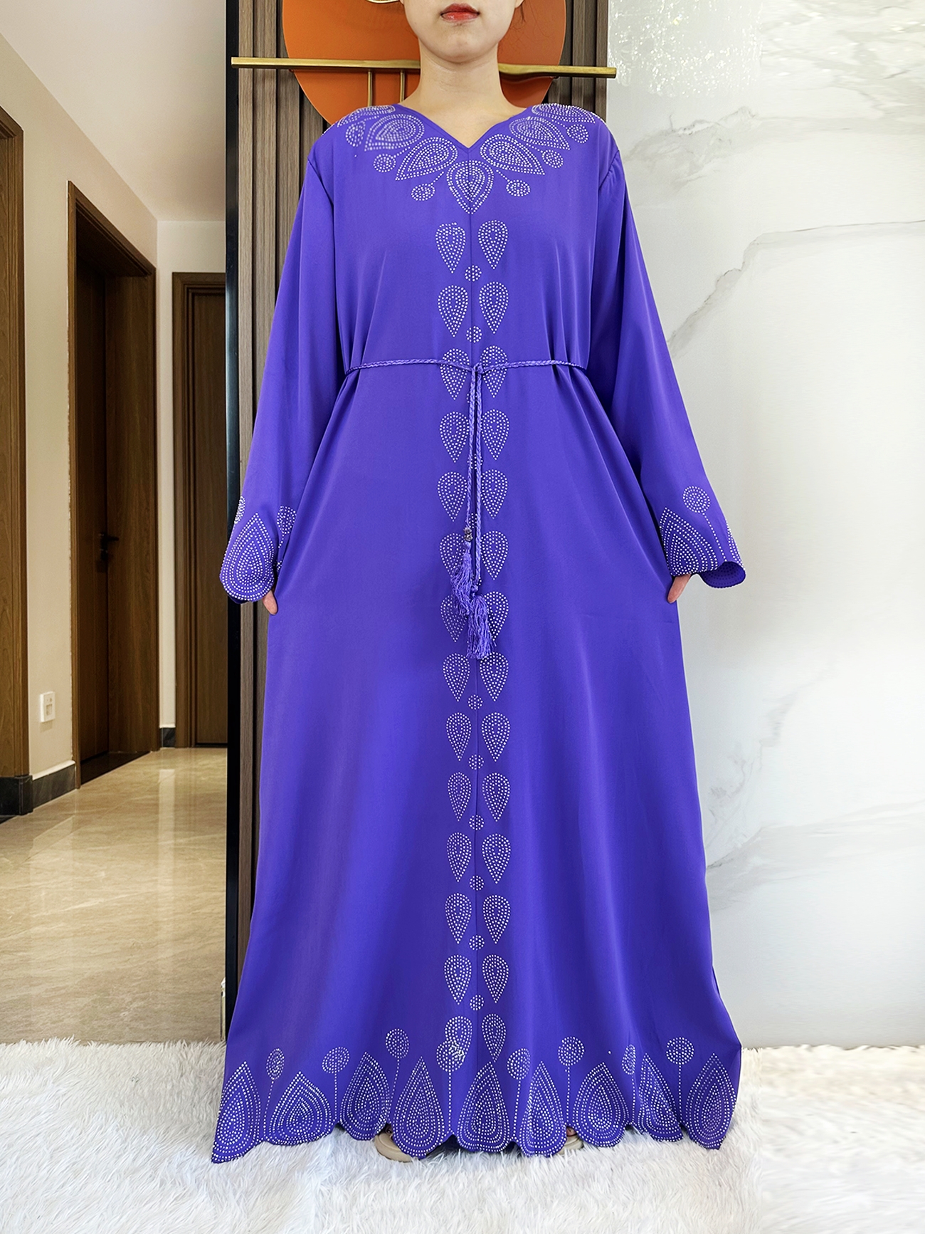 New 2024 Dubai Diamond Muslim  - Summer Clothing Hijab avis et prix