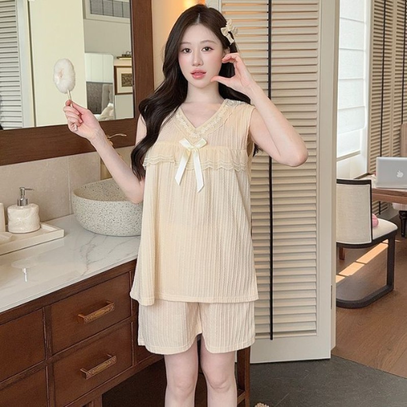 Plus Size Korean Sweet Pajamas - Summer Clothing For Petite Women avis et prix