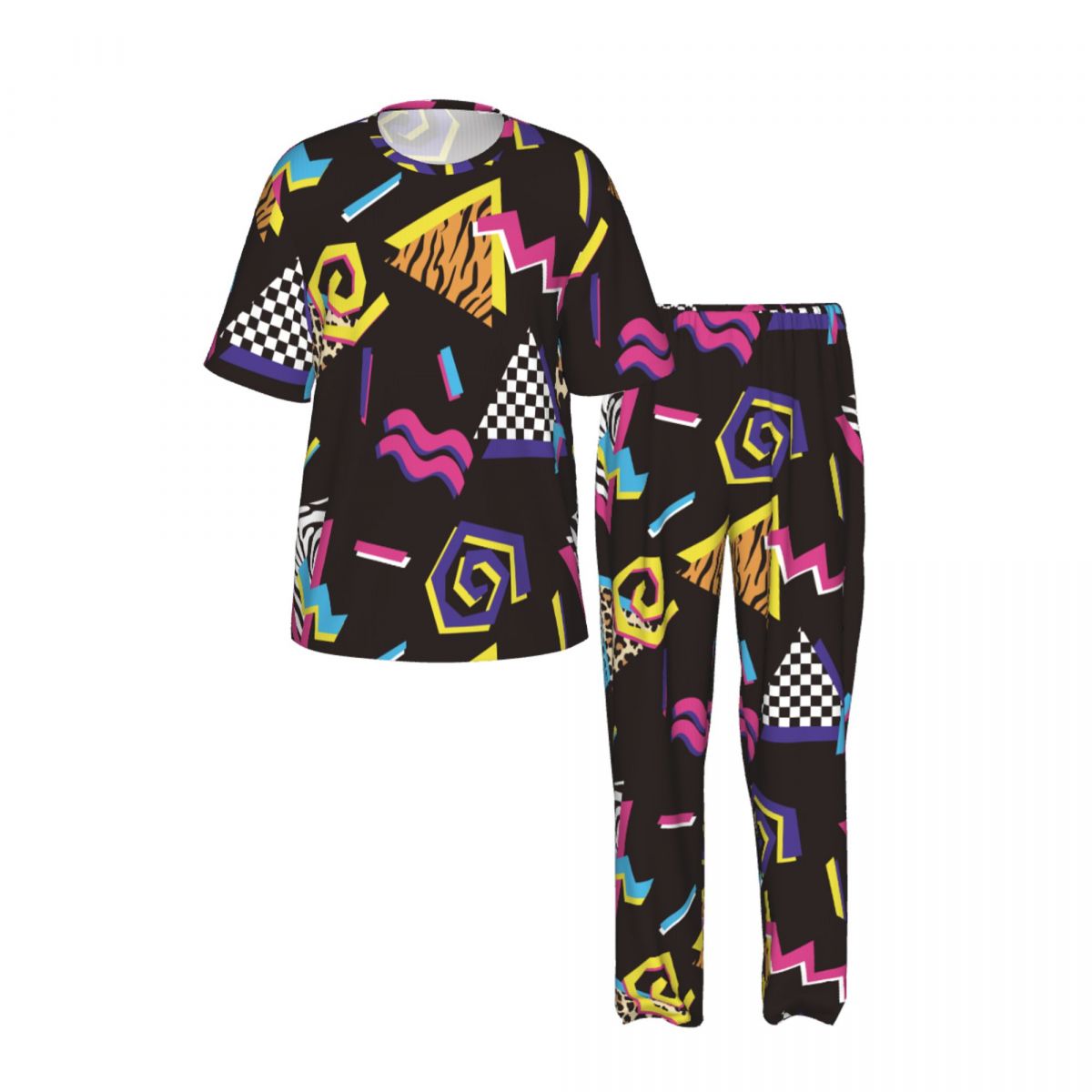 Men Pajamas Suit Short Sleeved - Summer Clothing Long Sleeve avis et prix