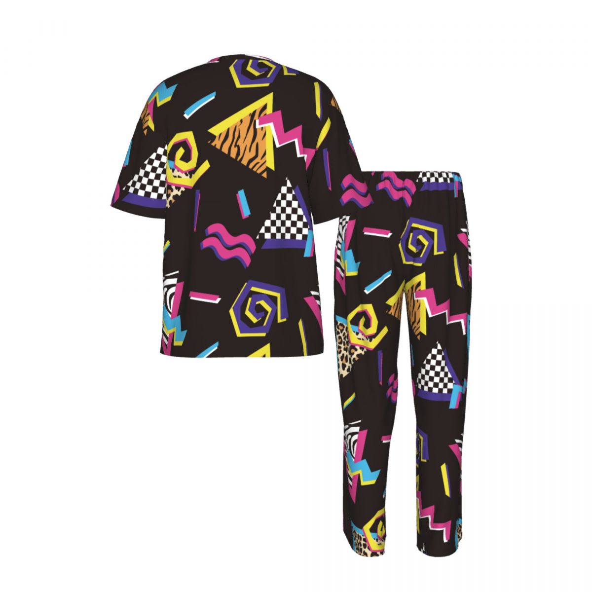 Men Pajamas Suit Short Sleeved - Summer Clothing Long Sleeve avis et prix