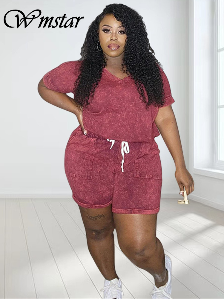Wmstar Plus Size Two Piece Out - Summer Clothing Wholesale avis et prix