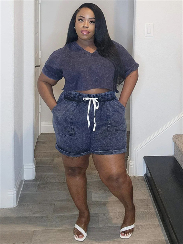 Wmstar Plus Size Two Piece Out - Summer Clothing Wholesale avis et prix