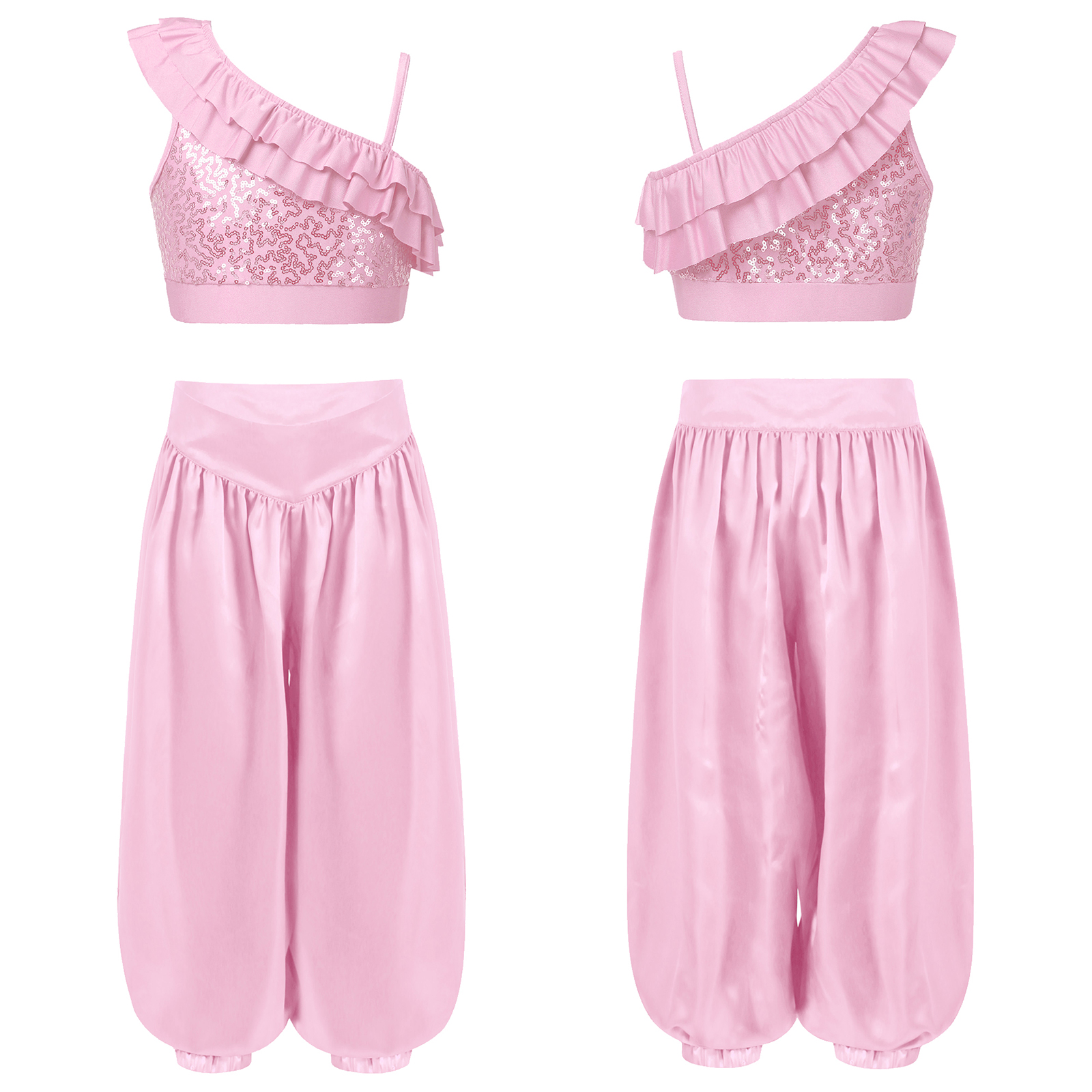 Children Shiny Sequins Dance C - Summer Clothing For Girls avis et prix