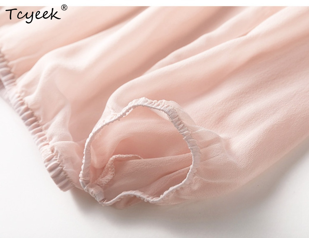 Tcyeek 100% Real Mulberry Silk - Summer Clothing For Women avis et prix