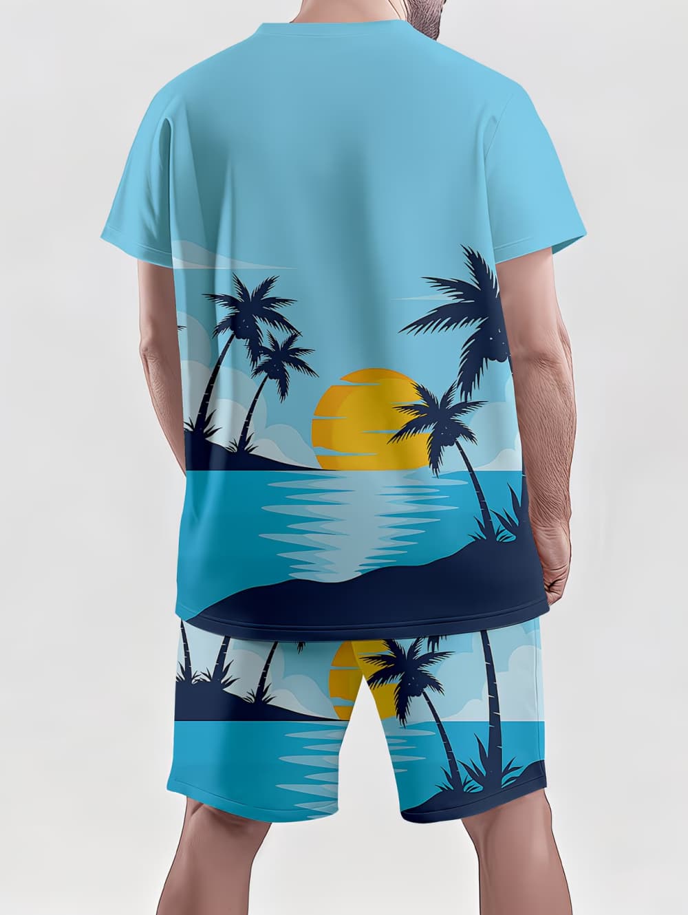 2026 Men's 2 Piece Set Hawaiia - Summer Outdoor Clothing avis et prix