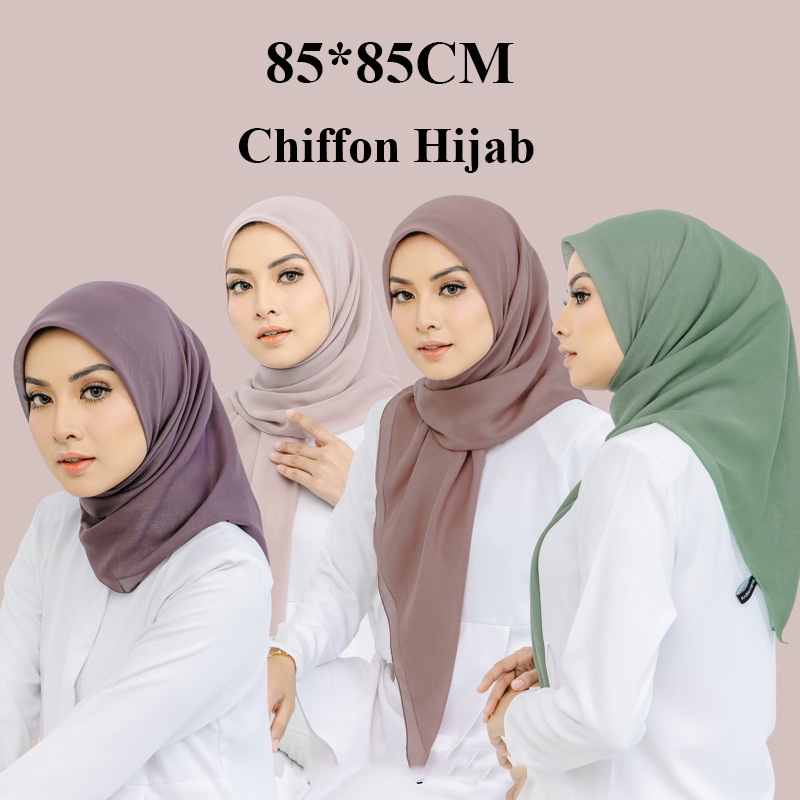 85*85CM Headwrap Heavy Chiffon - Summer Clothing Hijab avis et prix