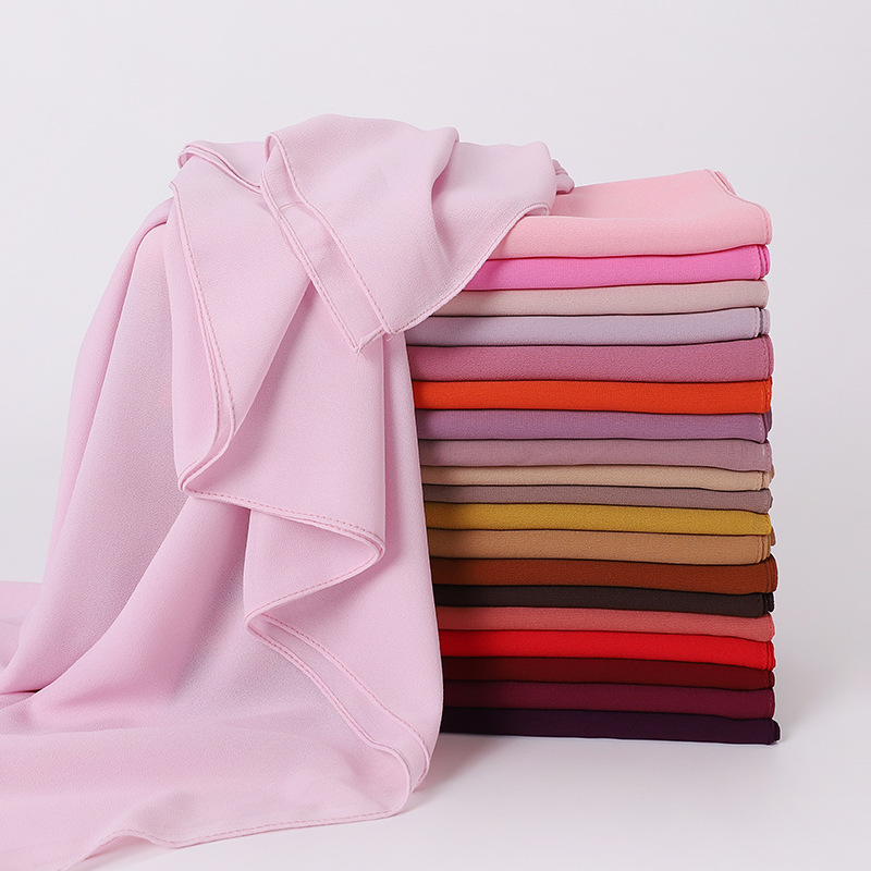 85*85CM Headwrap Heavy Chiffon - Summer Clothing Hijab avis et prix